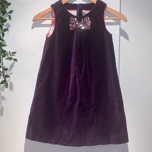 Girls Suede Fanny Dress